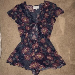 Kendall & Kylie Floral Romper